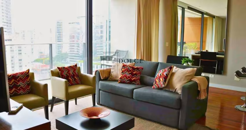 Flat na vila olímpia - 1 suite, home office, lazer completo e ampla varanda