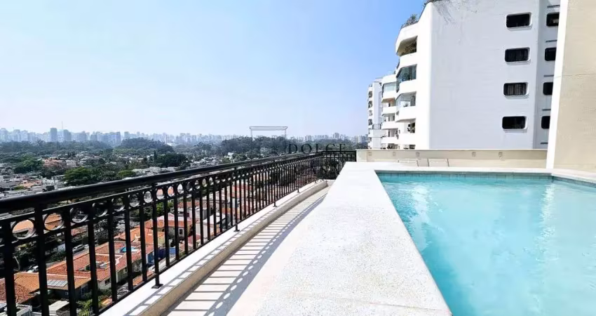 Cobertura duplex na vila nova conceição - 420m², piscina, vista pq ibirapuera