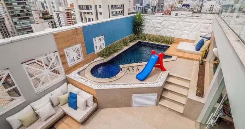 Cobertura em moema - 320m², 4 suites, piscina, espaço gourmet .