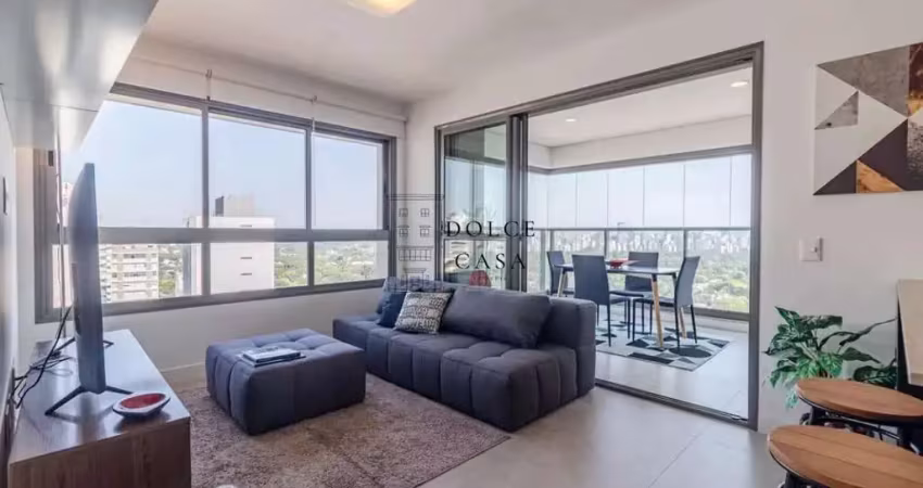 Apartamento no jardim américa - 2 quartos, varanda, mobiliado e amplo lazer