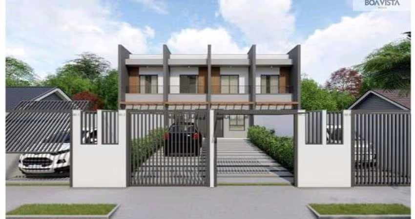 Sobrado Geminado com Projeto Moderno