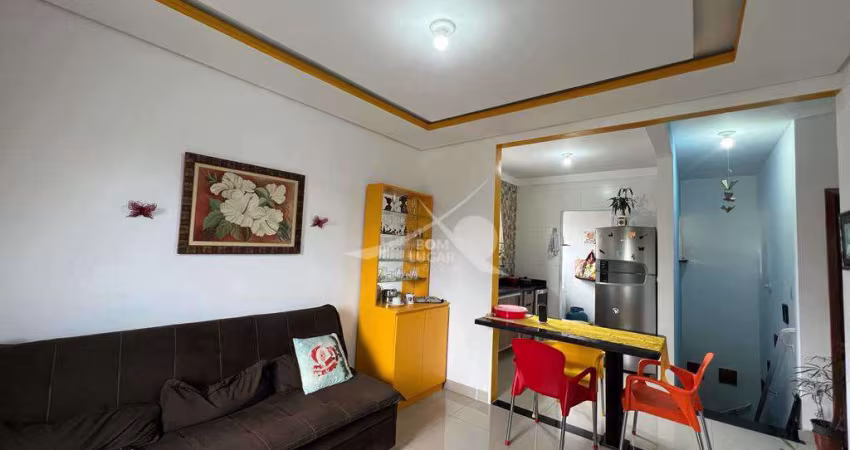 Casa de Condomínio com 2 dorms, Guilhermina, Praia Grande - R$ 390 mil, Cod: 9897