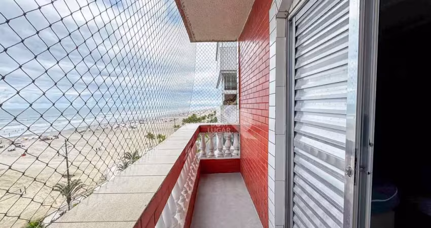 Apartamento com 2 quartos frente mar na aviação - praia grande