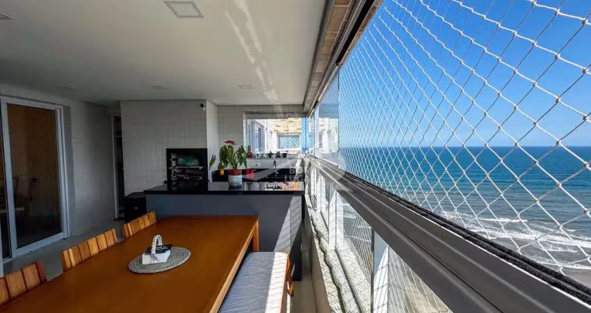Apartamento com 3 quartos FRENTE MAR no Caiçara em Praia Grande