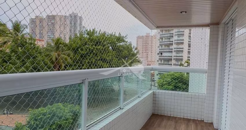 2 quartos com varanda gourmet na Aviação - Praia Grande