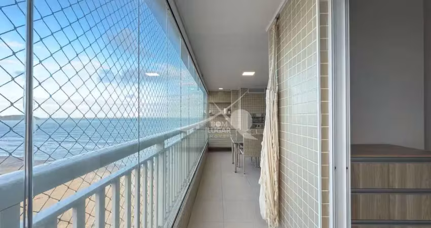 Apartamento frente mar com 3 quartos em praia grande - sp