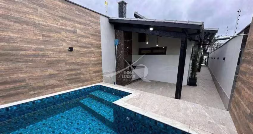 Casa com 2 quartos, balneário maracanã, praia grande - r$ 900 mil, cod: 12093