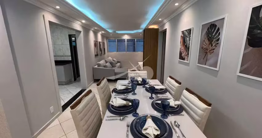Apartamento com 2 quartos, guilhermina, praia grande - r$ 395 mil, cod: 12399