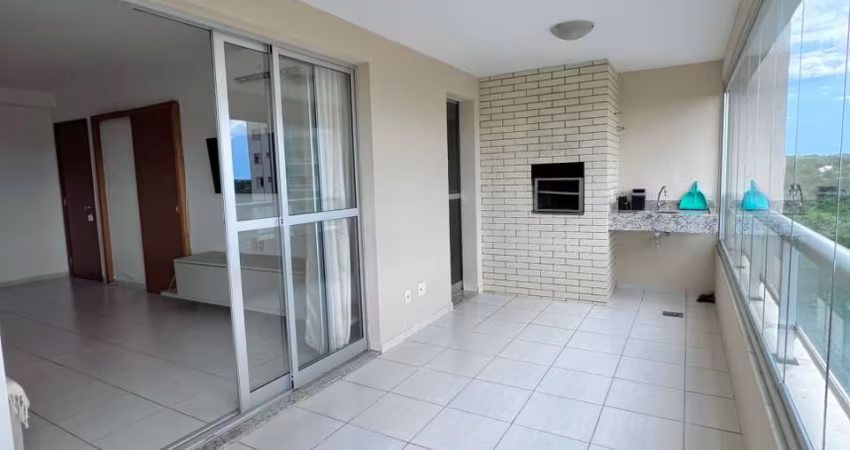 Apartamento para alugar mobiliado com 3 suítes  sacada e churrasqueira  2 vagas de garagens