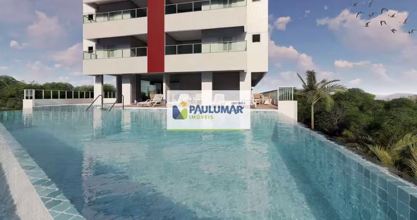 Apartamento com 2 quartos, caiçara, praia grande - r$ 395 mil, cod: 832558