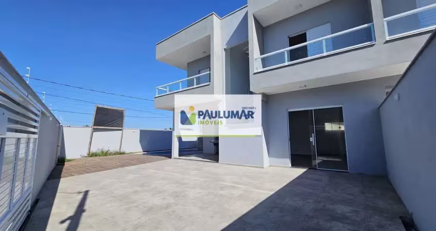 Sobrado com 3 quartos, cibratel ii, itanhaém - r$ 755 mil, cod: 833707