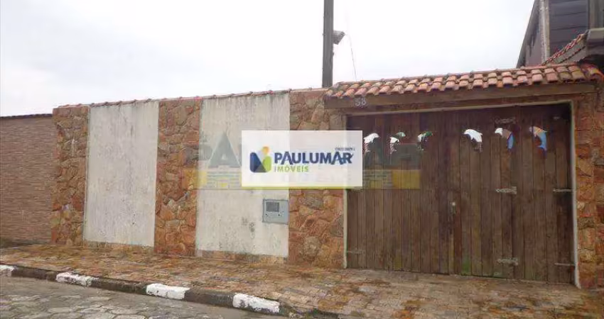 Casa com 3 quartos, vila atlântica, mongaguá, cod: 54708
