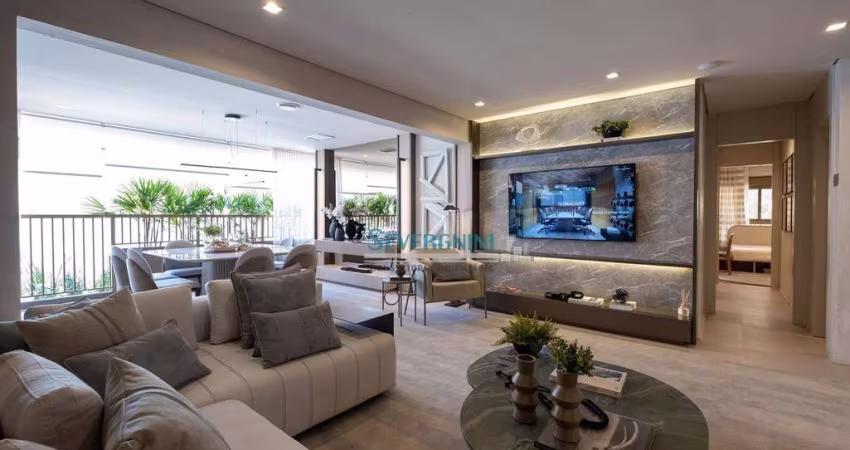 Apartamento  3 suítes à venda, 123 m² por R$ 2.802.596 - Moema Pássaros - São Paulo/SP
