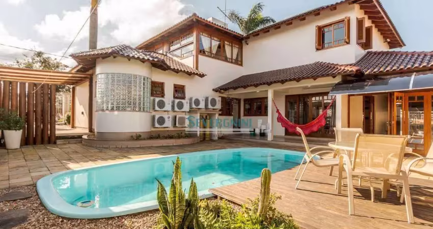 Casa com 4 dormitórios à venda, 427 m² por r$ 2.200.000,00 - centro - gravataí/rs