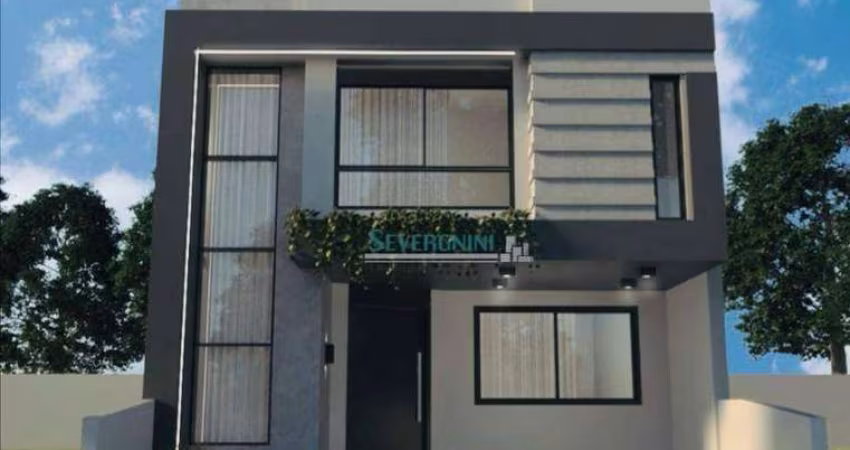 Sobrado com 3 dormitórios à venda, 116 m² por R$ 849.000 - Vale Ville - Gravataí/RS