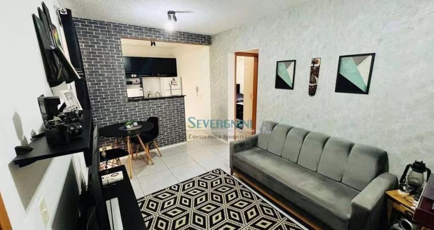 Apartamento com 2 dormitórios à venda, 44 m² por R$ 190.000,00 - Passo das Pedras - Gravataí/RS