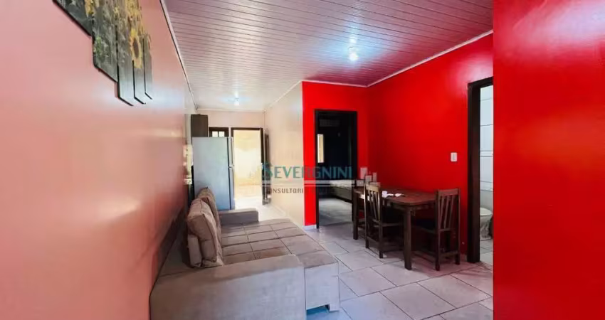 Casa com 2 dormitórios, 53 m² - venda por r$ 220.000 ou aluguel por r$ 1.500/mês - parque da matriz - cachoeirinha/rs