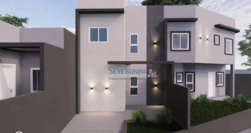 Sobrado com 2 dormitórios à venda, 62 m² por r$ 309.900,00 - auxiliadora - gravataí/rs