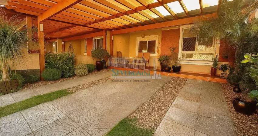 Casa com 3 dormitórios para alugar, 122 m² por r$ 3.500/mês - central park - cachoeirinha/rs