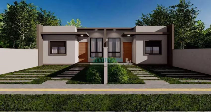 Casa com 3 dormitórios à venda, 70 m² por r$ 379.000,00 - bom sucesso - gravataí/rs