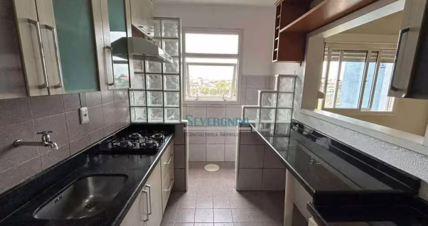 Apartamento com 2 dormitórios para alugar, 56 m² por r$ 1.340/mês - centro - cachoeirinha/rs