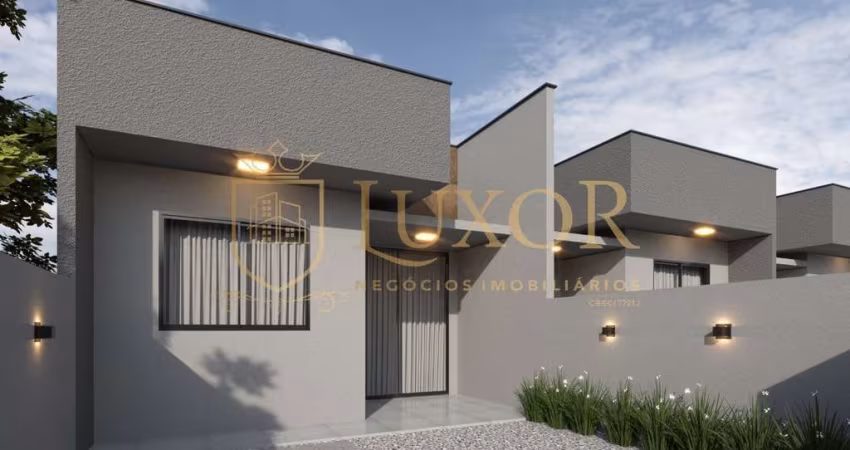 Casa geminada 3 dormitórios localizada na praia do Gravatá em Navegantes SC