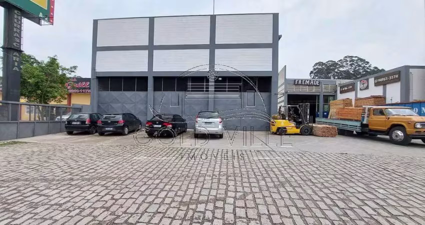 Ga5452 - alugo este galpão no embu das artes com 2.000 metros de terreno, 1.500 metros de área construída, 1.200 metros de área fabril.