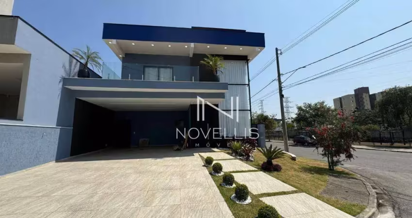 Casa com 3 dormitórios para alugar, 258 m² por r$ 12.707,07/mês - jardim elza maria - jacareí/sp