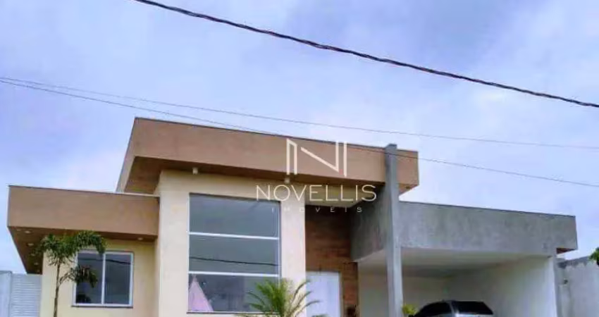 Casa com 3 dormitórios para alugar, 218 m² por r$ 7.896,67/mês - ecopark bourbon - caçapava/sp