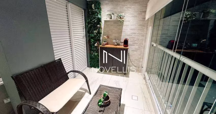 Apartamento com 3 dormitórios para alugar, 156 m² por r$ 8.740/mês - jardim das indústrias - são josé dos campos/sp