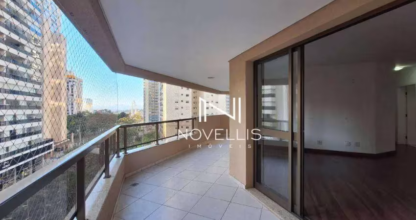 Apartamento com 4 dormitórios para alugar, 220 m² por r$ 9.900,00/mês - jardim aquarius - são josé dos campos/sp