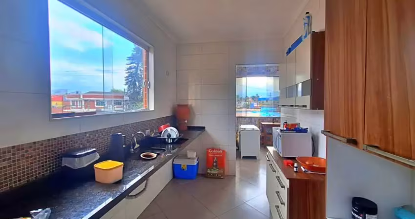 Casa com suíte e churrasqueira à venda - chico de paula em santos
