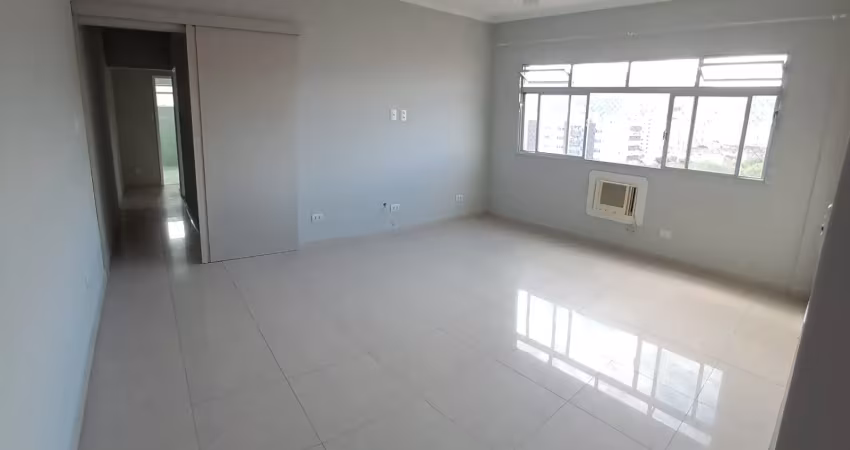 Apartamento de 02 quartos com ar condicionado e ventilador - campo grande - santos/sp