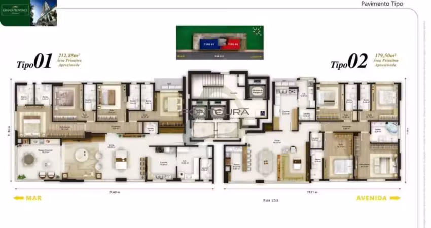 Apartamento com 4 quartos à venda na Rua 253, 109, Meia Praia, Itapema