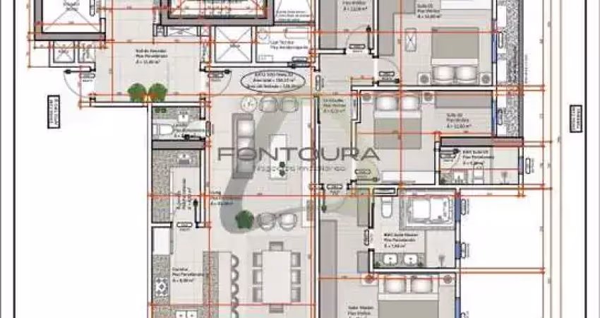 Apartamento com 4 quartos à venda na Rua 303, 135, Meia Praia, Itapema