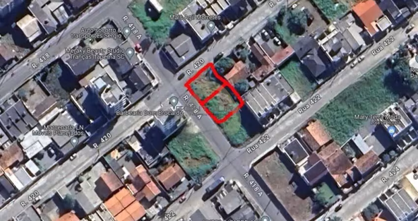 Terreno em condomínio fechado à venda na Rua 420 esq. Com 418A, Morretes, Itapema