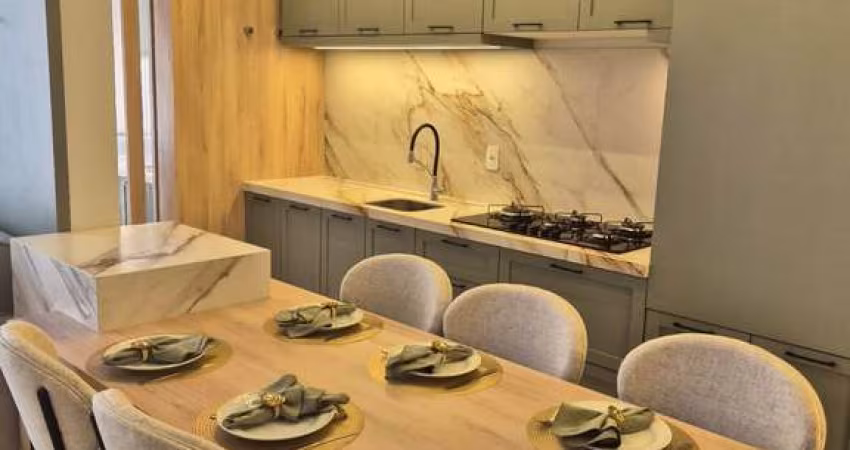 Apartamento novo mobiliado suite + 1 Bairro Esplanada 2 vagas (em gaveta) posiçã