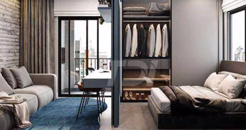 Studio com 1 dormitório à venda, 26 m² por R$ 449.000,00 - Água Verde - Curitiba/PR