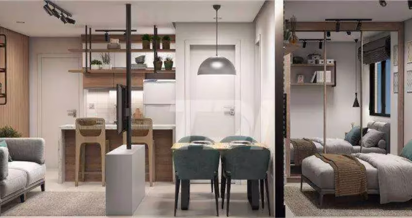 Studio com 1 dormitório à venda, 33 m² por r$ 388.400,00 - centro - curitiba/pr