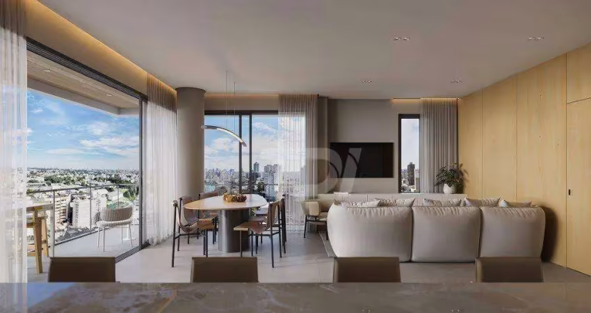 Apartamento com 3 dormitórios à venda, 115 m² por r$ 1.598.832,91 - portão - curitiba/pr