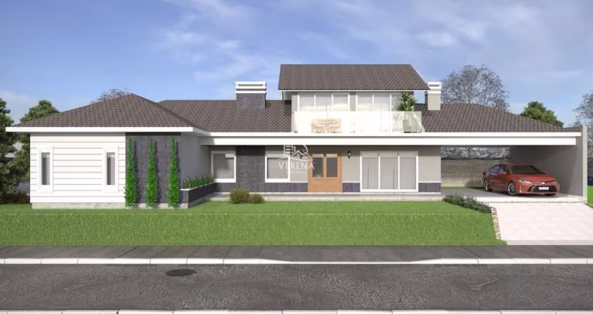 BELÍSSIMA CASA EM CONSTRUÇÃO NO COND. BELLE VILLE