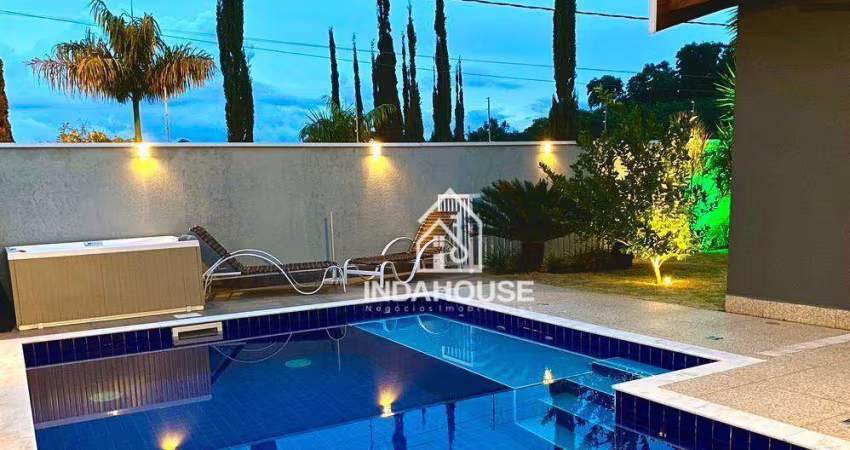 Casa com 4 dormitórios (3 suites) à venda, 259 m² por R$ 1.702.000 - Jardim Esplanada - Indaiatuba/SP