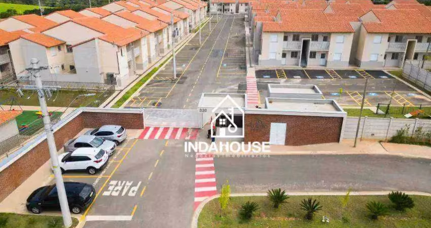 Apartamento com 2 dormitórios à venda, 44 m² - villa vic pisa - indaiatuba/sp
