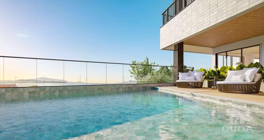 Na Planta - BEIRA MAR - SÃO JOSÉ - 2 suítes
