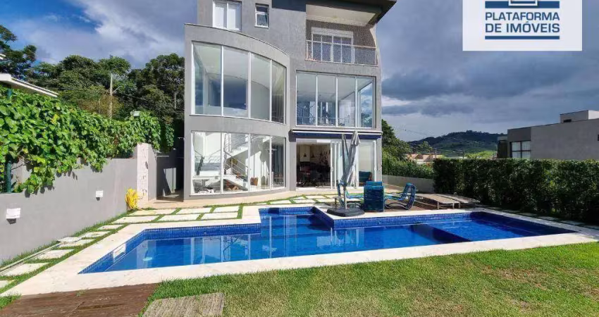 Casa com 4 dormitórios à venda, 401 m² por r$ 3.200.000,00 - condomínio residencial campos do conde - bragança paulista/sp