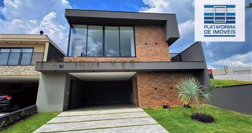 Casa com 3 dormitórios à venda, 211 m² por r$ 2.190.000,00 - condomínio vale das águas - bragança paulista/sp