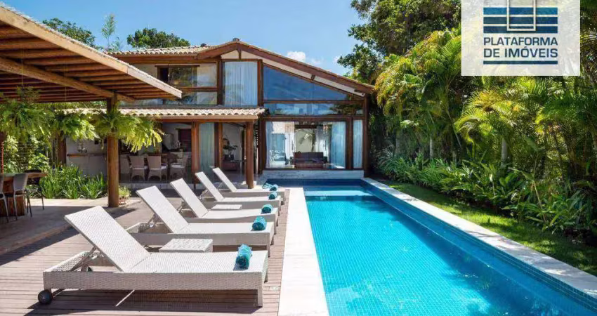 Casa com 6 dormitórios à venda, 520 m² por r$ 11.000.000,00 - condomínio altos de trancoso - trancoso/ba