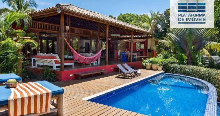 Casa com 4 dormitórios à venda, 300 m² por r$ 8.500.000,00 - condomínio outeiro das brisas - porto seguro/ba