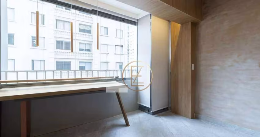 Studio com 1 dormitório para alugar, 33 m² por R$ 4.125/mês - Vila Nova Conceição - São Paulo/SP