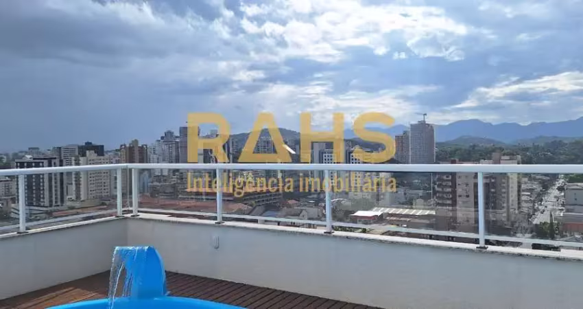 Linda cobertura  Central em Joinville, 3 suítes, Escritório, 4 vagas individuais